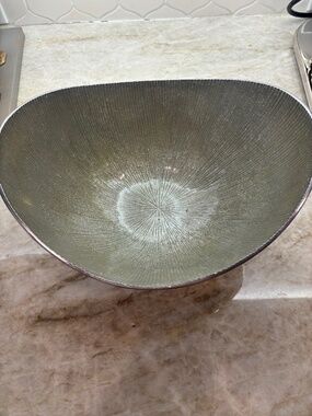 Simplydesignz Modern Metals Simply Designz Organic Collection 12”Bowl